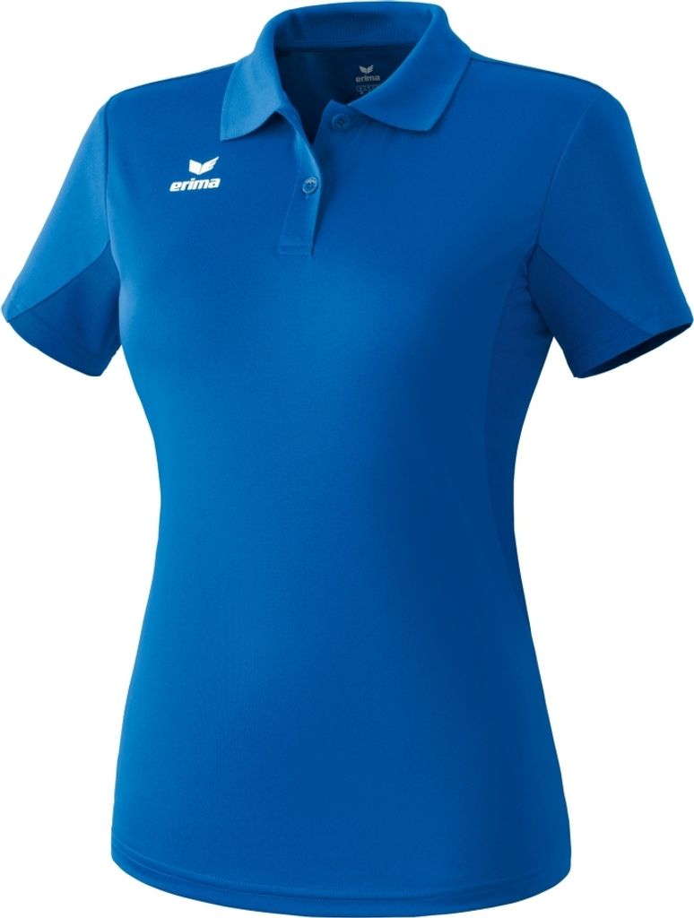 Erima Training Funktions Poloshirt Kurzarm Polohemd Damen blau Gr 38