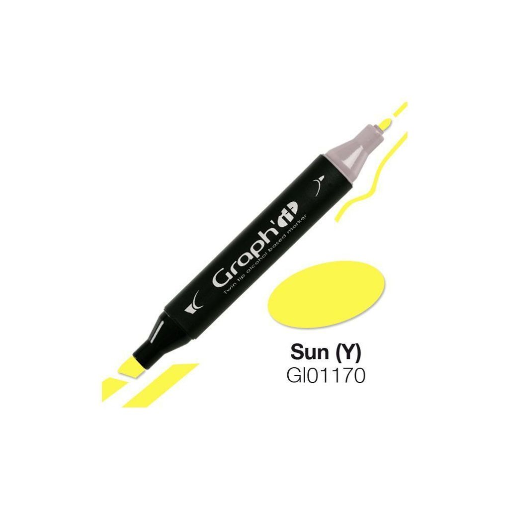 Graph'It Marker mit Doppelspitze - Sonne
