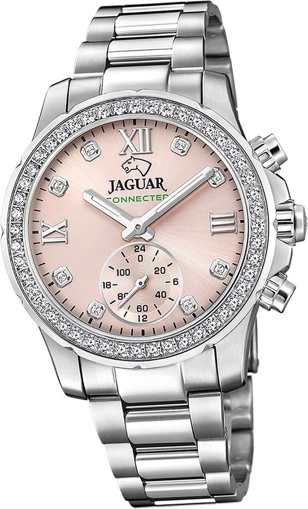 Jaguar Edelstahl Damen Uhr Multifunktion Sport Elegant silber Connected D2UJ980/2