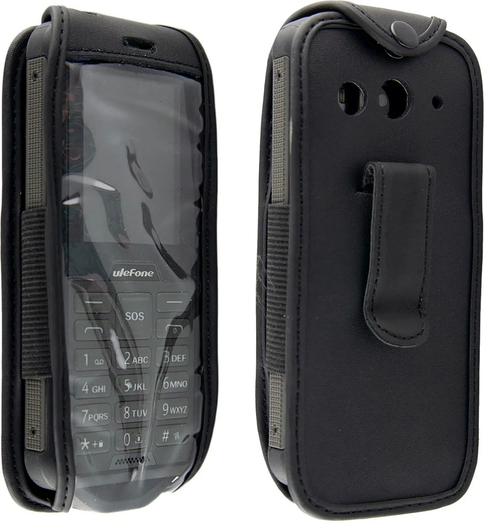 Miglior Custodia Pelle Ulefone Armor Mini 2 - caseroxx Belt Clip