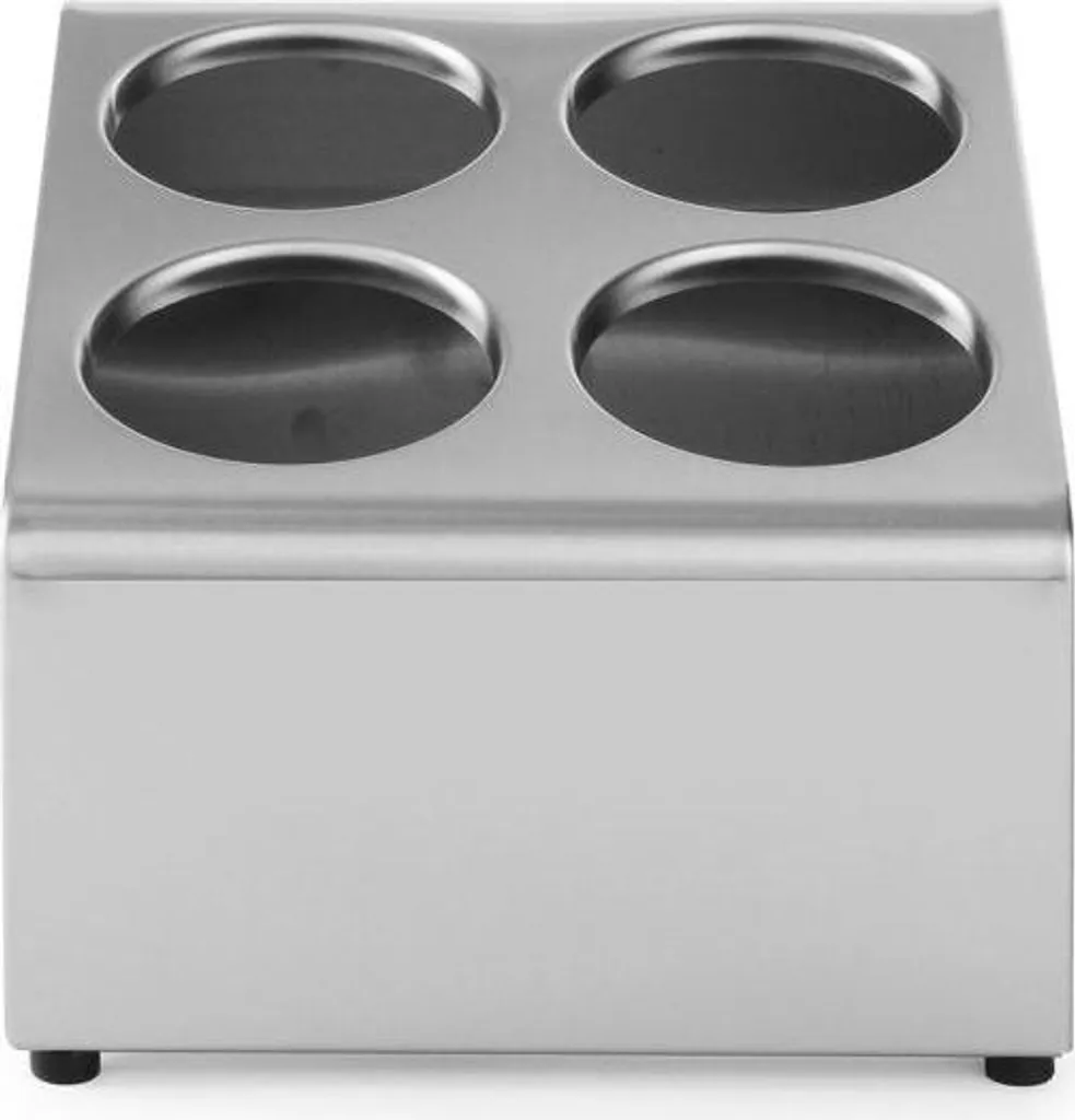 Support à couverts HENDI en acier robuste avec format compact - 4