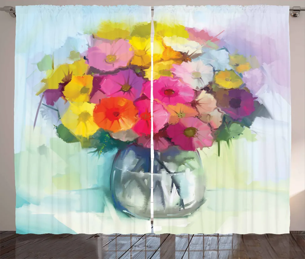 Tenda Rustica Gerber Daisy 280x175 cm | ABAKUHAUS Soggiorno Multicolore