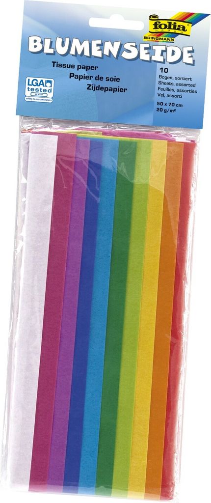 folia 91009 papier de soie floral 500 x 700 mm, 20 g, Image du produit 