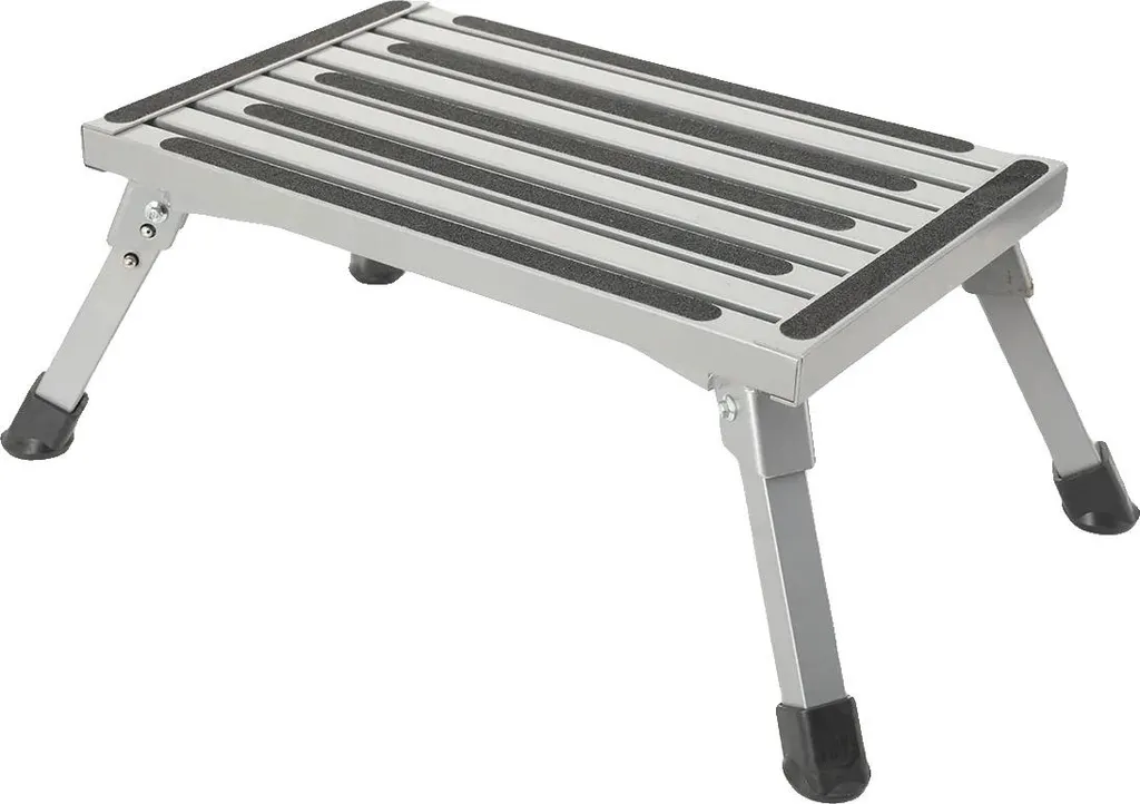 Marchepied pliant en aluminium durable avec sécurité antidérapante