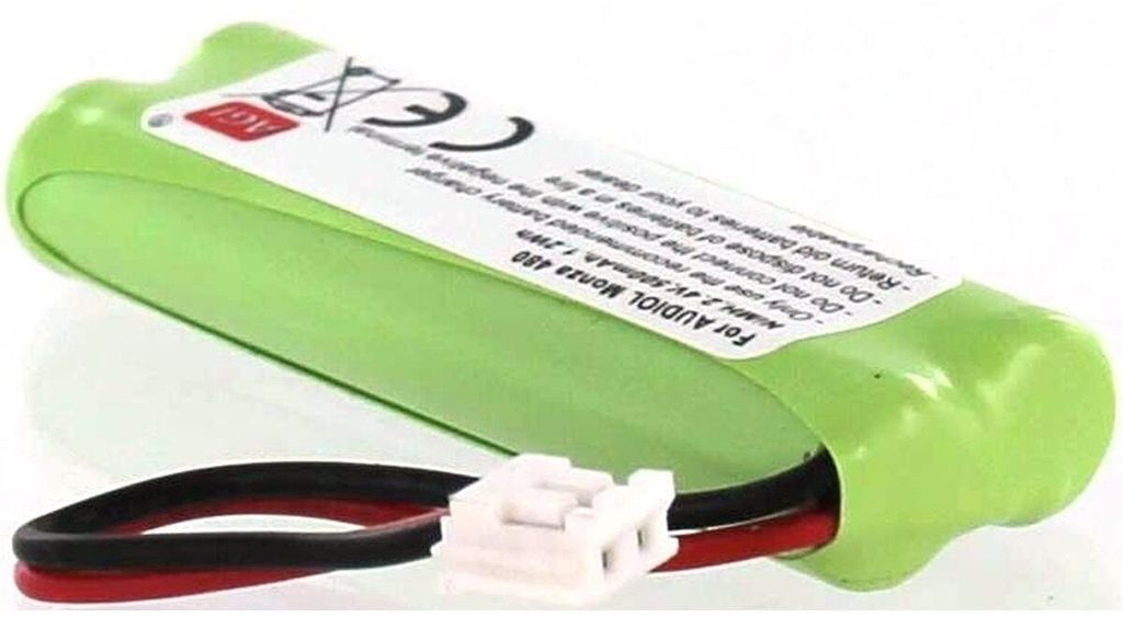 Akku für Medion MD83430 NiMH 2,4 Volt 500 mAh grün. Produktbild 