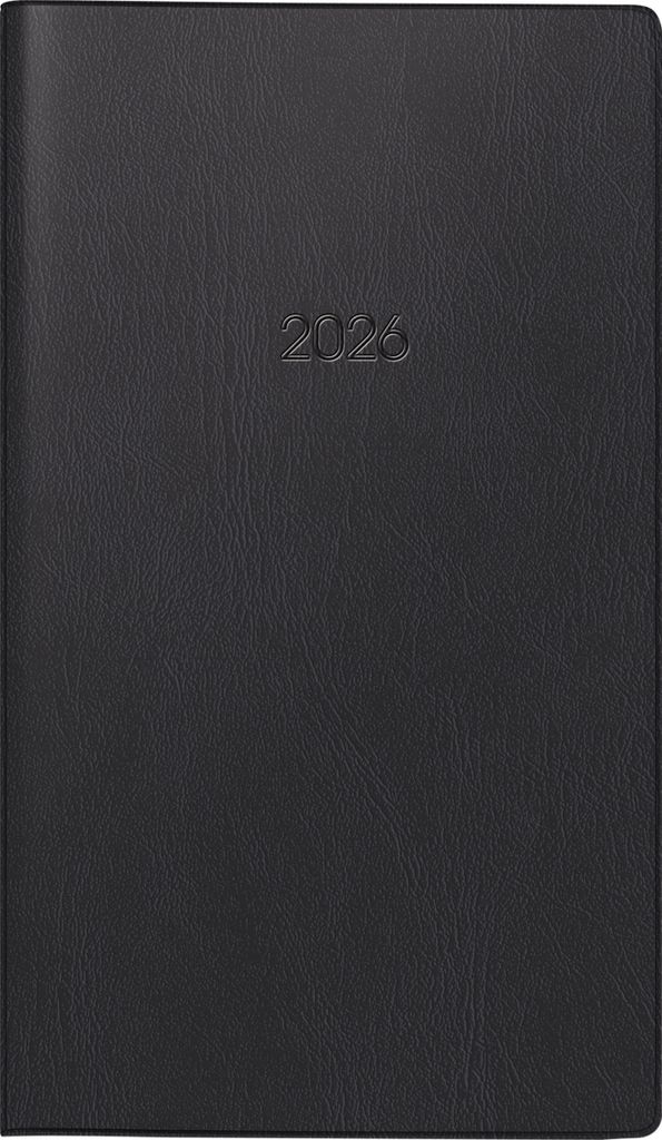 2026 Brunnen Taschenkalender 740 A6 sw