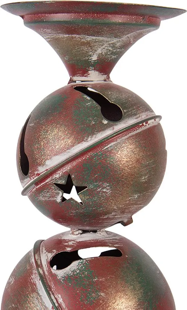 Petit Lustre à Suspendre en Métal Cuivre 16x44 cm Clayre & Eef Design - 3