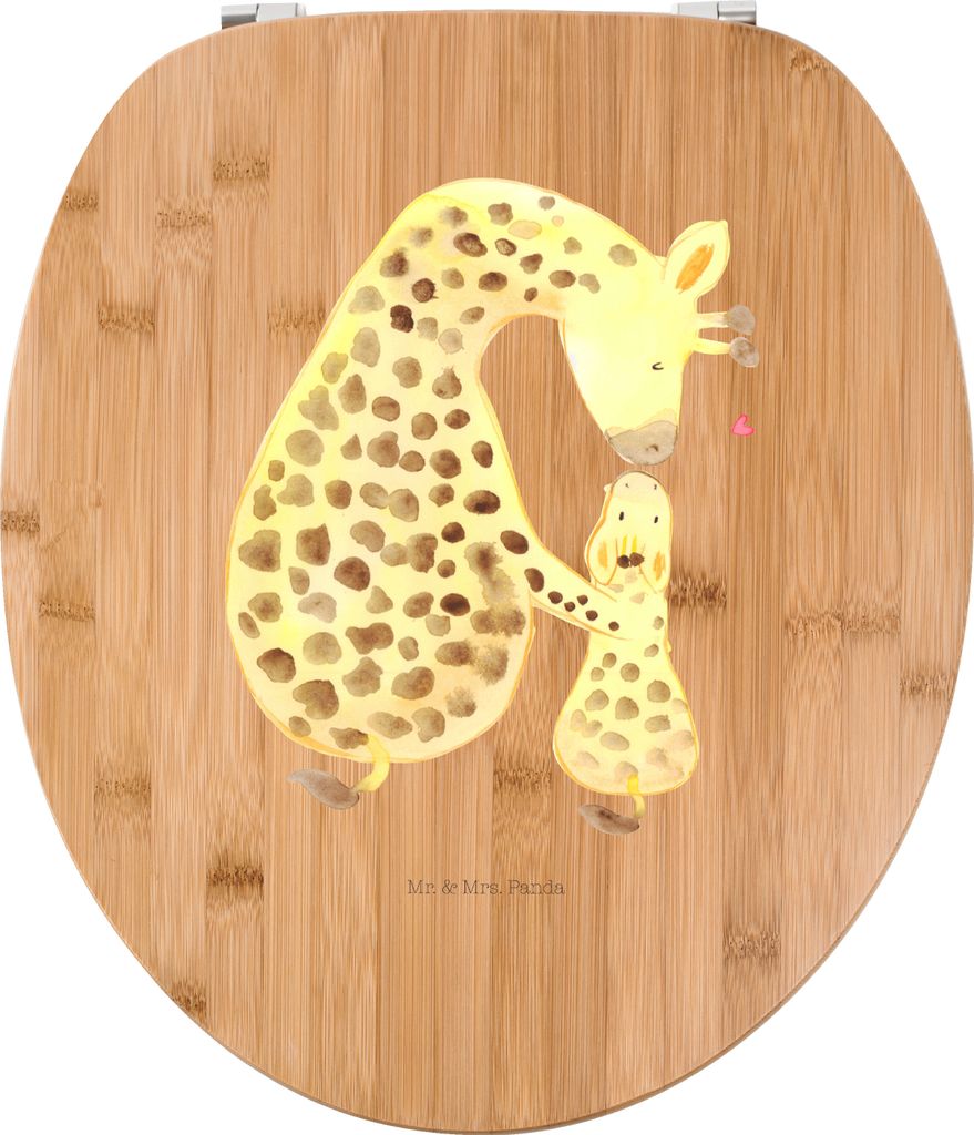 Mr. & Mrs. Panda WC Brille Giraffe Kind - Transparent - Geschenk, Lieblingsmensch, Sitz, Afrika, Sohn, klo deckel, Klo-Deckel, Mama, WC-Sitz, Mutte...