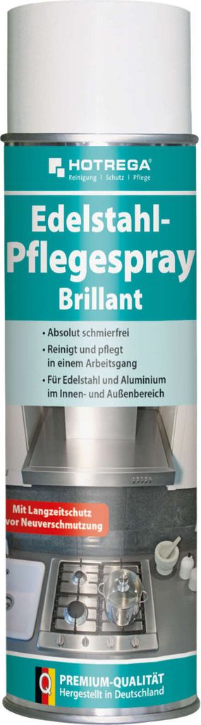 HOTREGA Edelstahl Pflegespray Brillant 500 ml -