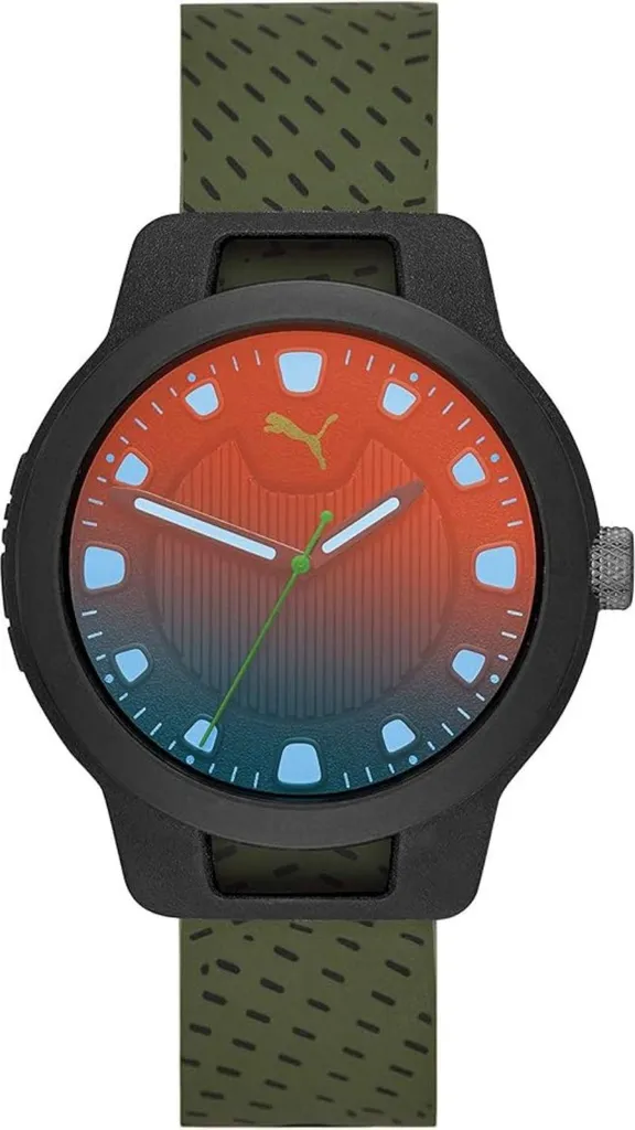 Montre Puma Reset P5011 robuste pour homme : finies les rayures précoces