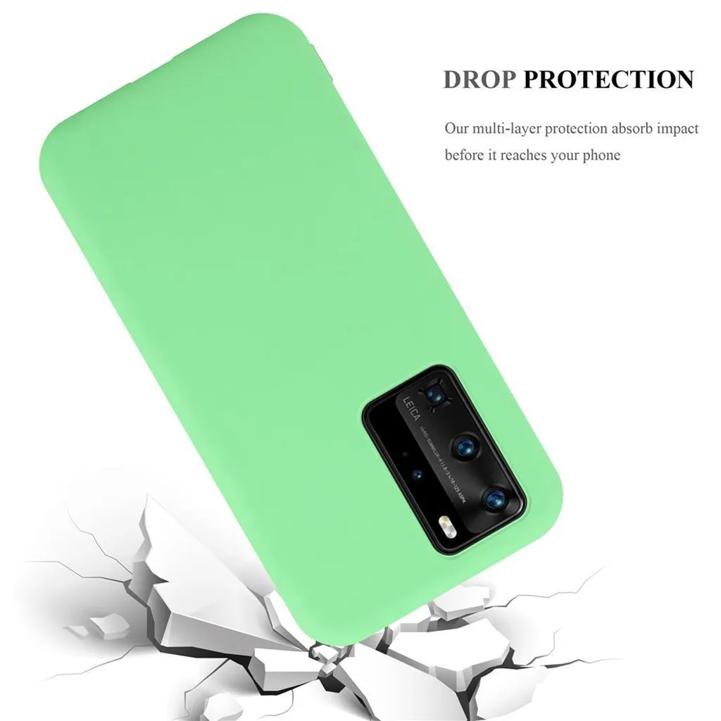 Cadorabo Custodia Per Huawei P40 Pro/P40 Pro+ - Cobalto Viola Con Retro In Vetro Temperato E Banda In Silicone - 4