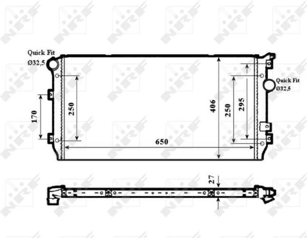Évitez la surchauffe moteur avec le radiateur NRF pour VW Tiguan 5N