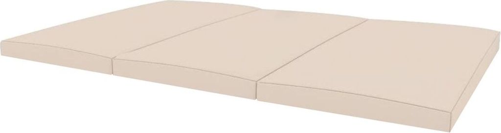 Dreiseitige Gymnastikmatratze 150x100x5 cm - Beige Produktbild 