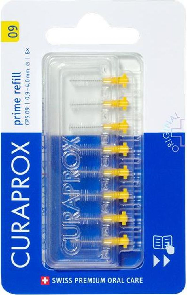 A package of Curaprox interdental brushes.