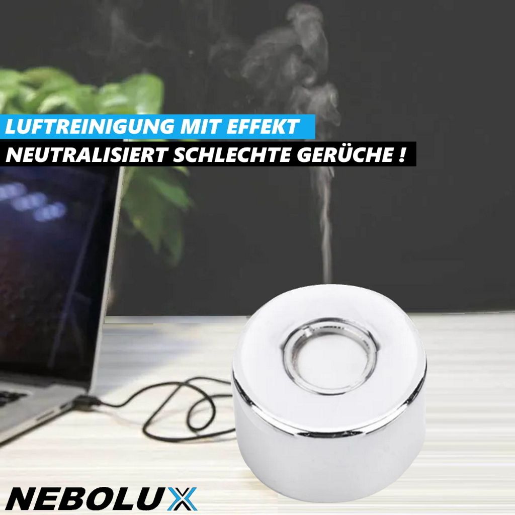 NEBOLUX Vernebler Nebelmacher Luftbefeuchter Dampferzeuger Produktbild 3