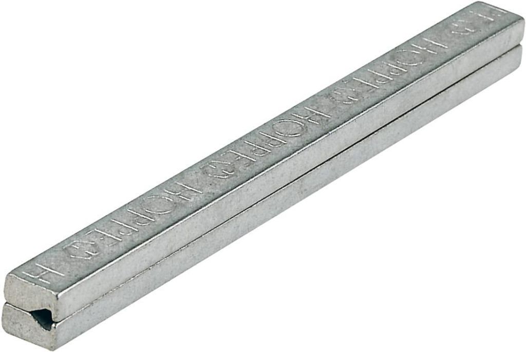 Hoppe Vierkant-Profilstift 8x100mm,geteilt,verzinkt
