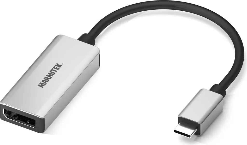 Marmitek Connect USB-C vers DisplayPort Adaptateur 4K 60Hz Ultra HD