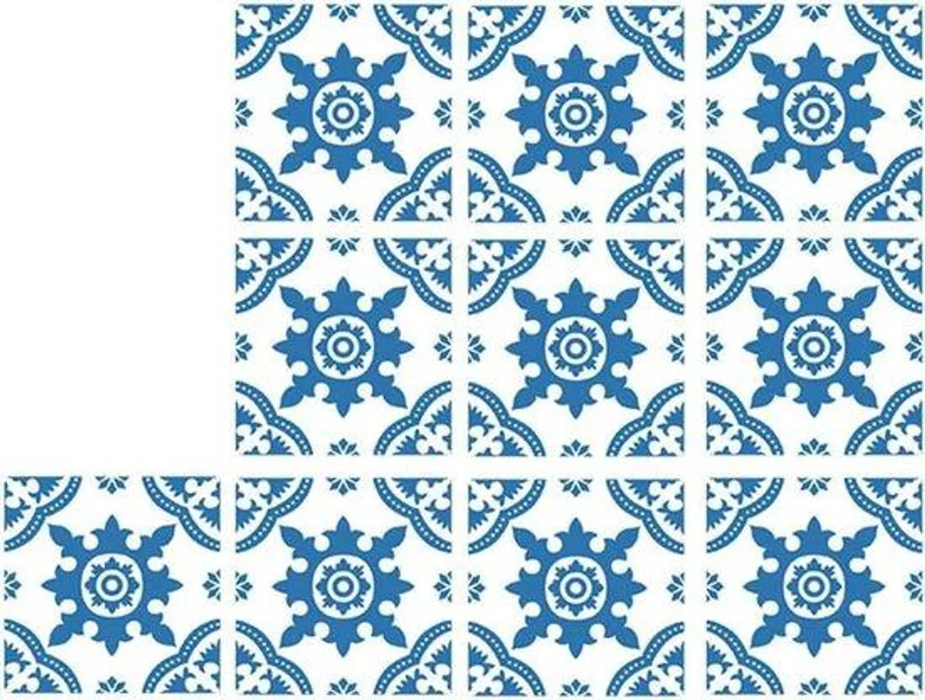 Crédence Adhésive Murale 20x20 cm - Carrelage Amovible Salle de Bain