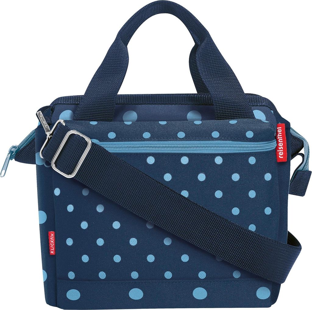 Reisenthel Klickfix Roomy Lenkertasche, mixed dots blue, Produktbild 