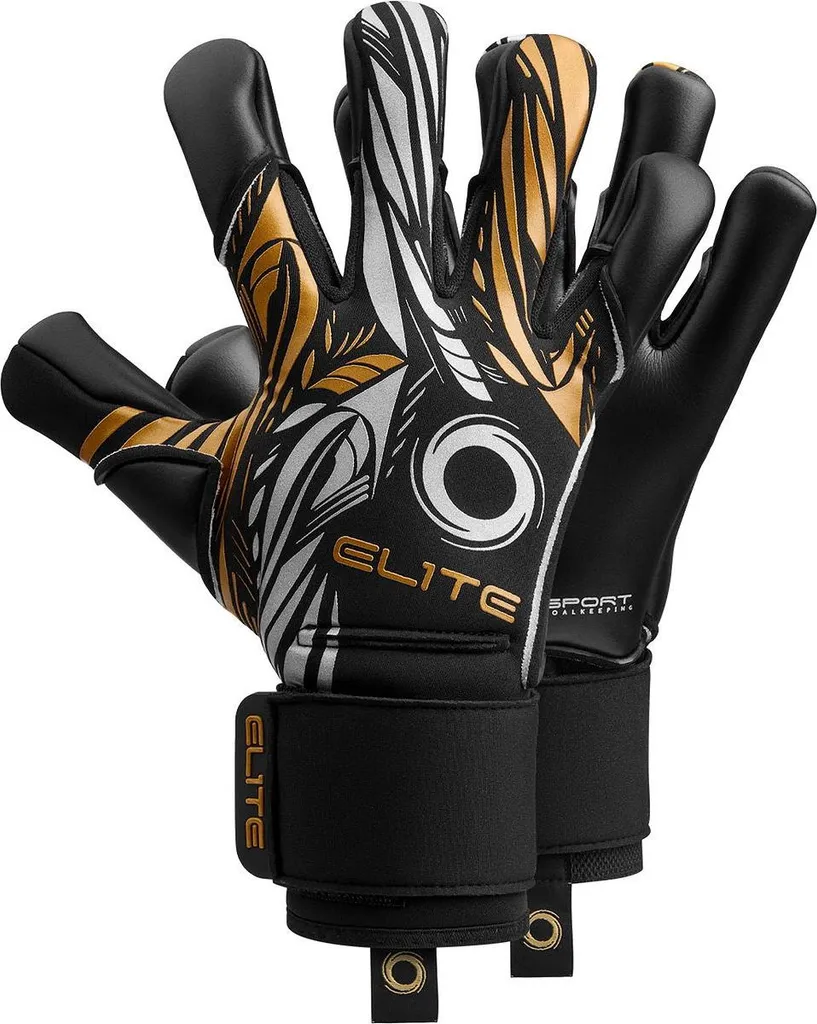 Gants de gardien de but professionnels Elite Sport Nobre noir 8