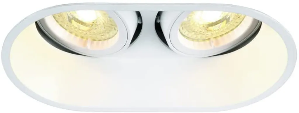 SLV Horn Luminaire Double : Solution Anti-Zones d'Ombre au Plafond