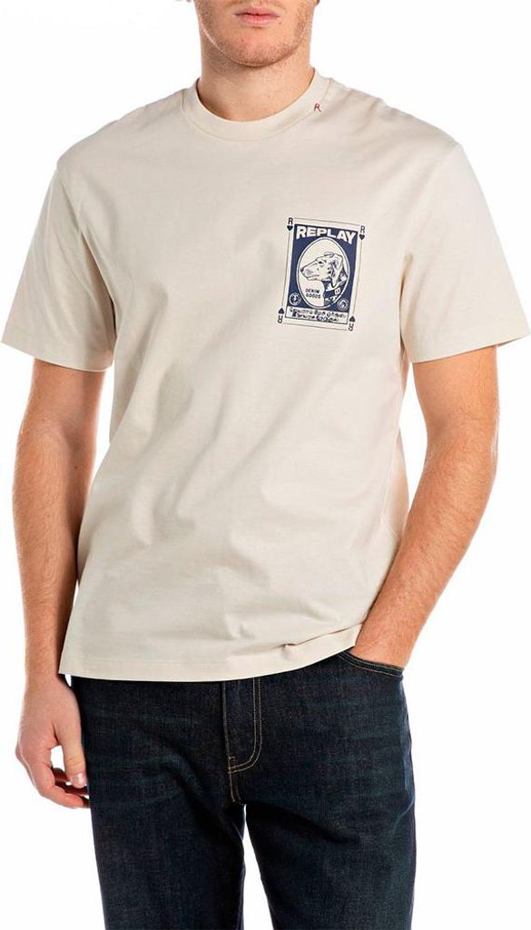 Replay M3282 .000.23608p T-shirt Beige XL Mann Beige XL