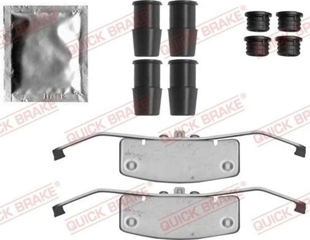 Kit Montaggio Pastiglie Freno QUICK BRAKE 109-1837 | Volvo V70 S80