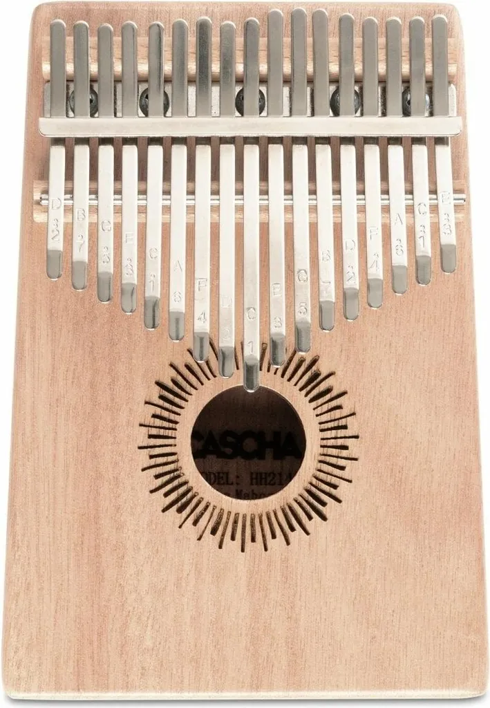 Kalimba 17 Touches Cascha HH 2146 Instrument de Relaxation et Yoga