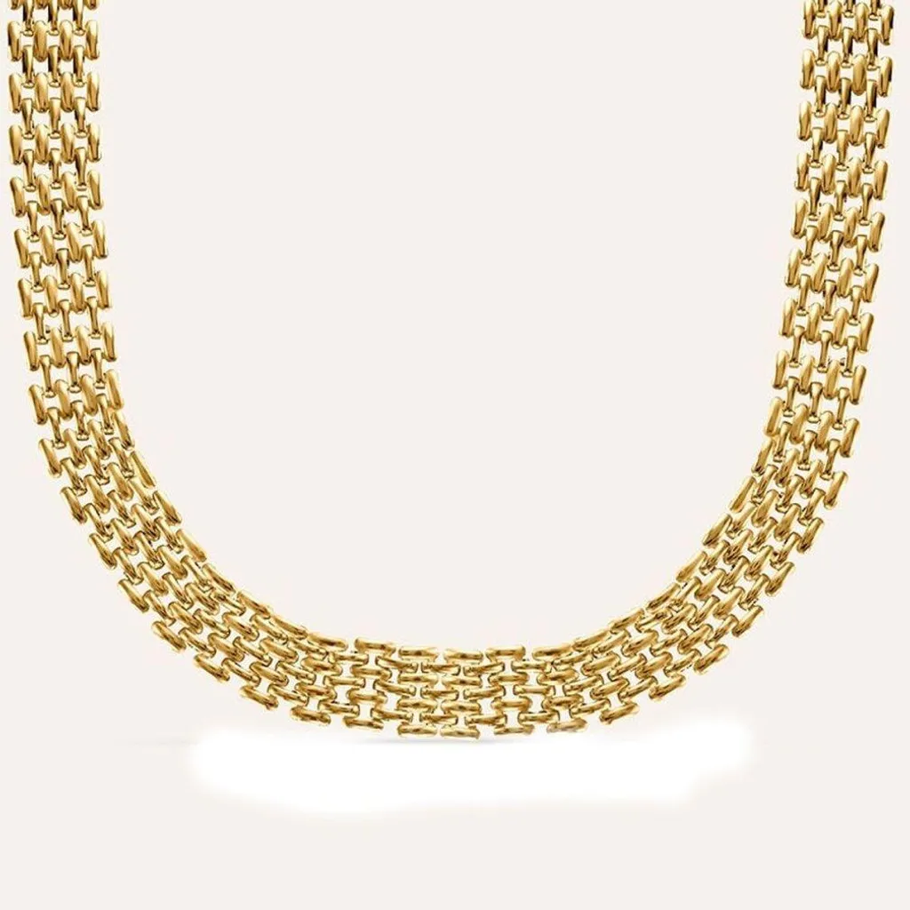 Collier Or Jaune Stroili 1694693 Maille Fine et Design Italienne Chic
