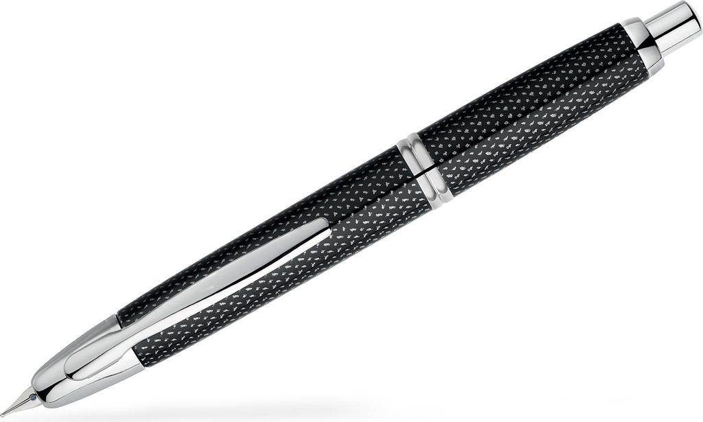 PILOT Capless Rhodium, Füllfederhalter mit Druckmechanik, Produktbild 