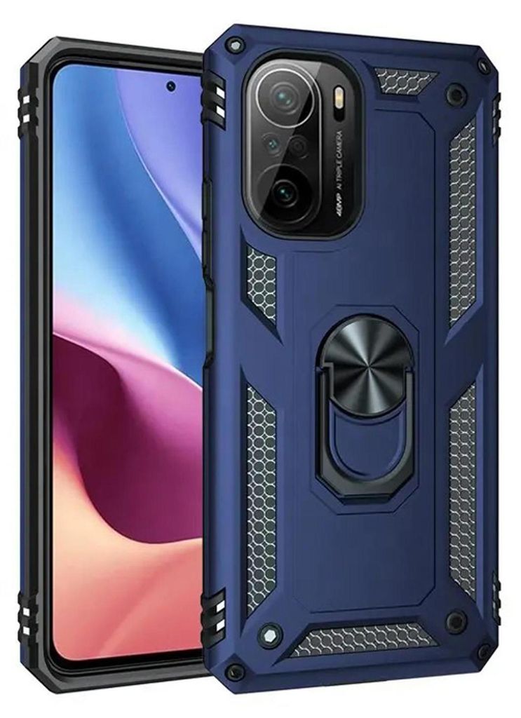 Outdoor Schutz Hülle für Xiaomi Redmi 13C 4G Armor Case Cover Handyhülle Bumper Panzerhülle Blau