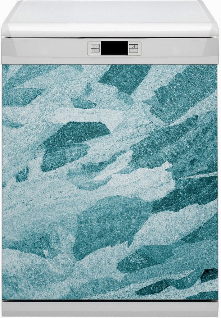 Abwaschbar 60x70 cm Geschirrspüle Magnetmatte Küche Dekorative - Zusammenfassung blau