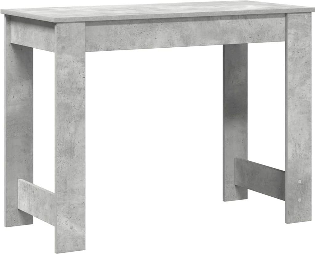 Schreibtisch Betongrau 100x45x75 cm Holzwerkstoff