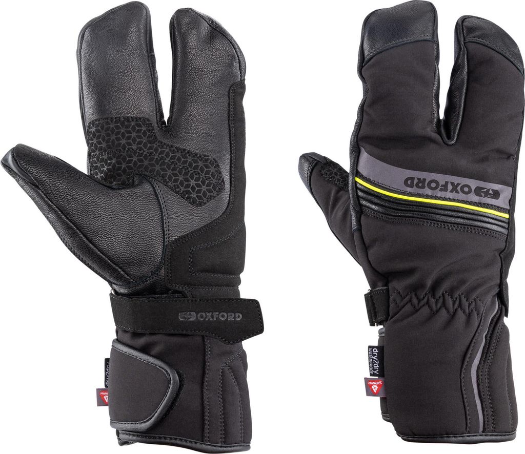 Oxford Handschuh Polar 1.0 Ms Sw/gelb Gr.m