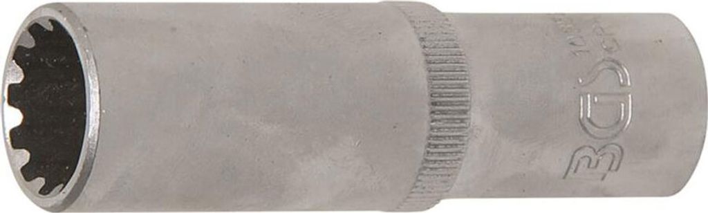 BGS 10353 Steckschlüssel-Einsatz "Gear Lock", 10 (3/8), tief, 13 mm