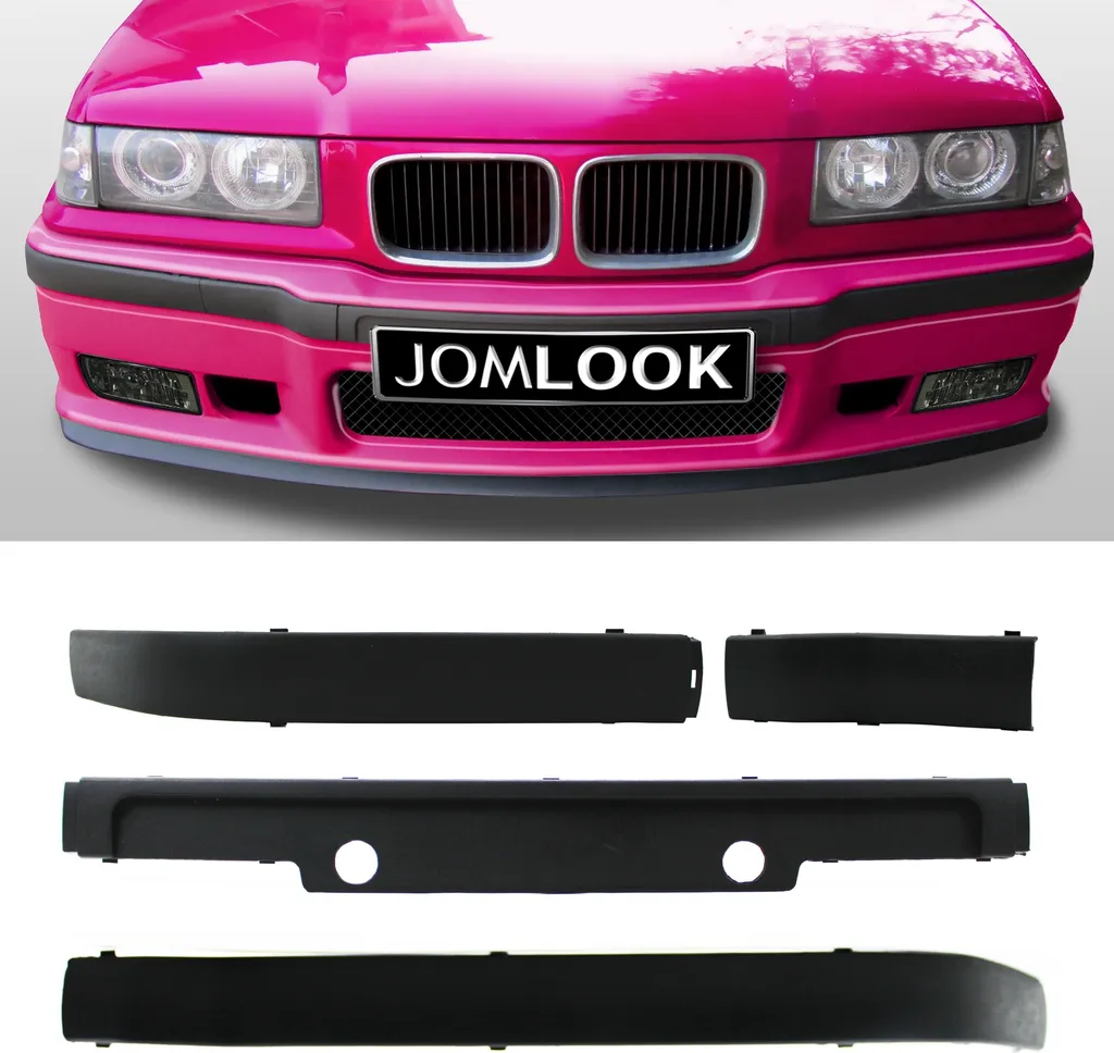 Set de 4 Moulures de Pare-chocs pour BMW Série 3 E36 Berline et Touring