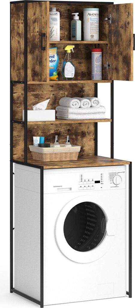 Vicco Waschmaschinenschrank Fyrk, 64 x 189 cm, Eiche Produktbild 7