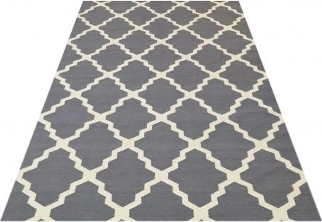 Tapis de Salon Jasmina Gris 140x200 cm - Idéal pour Salle à Manger