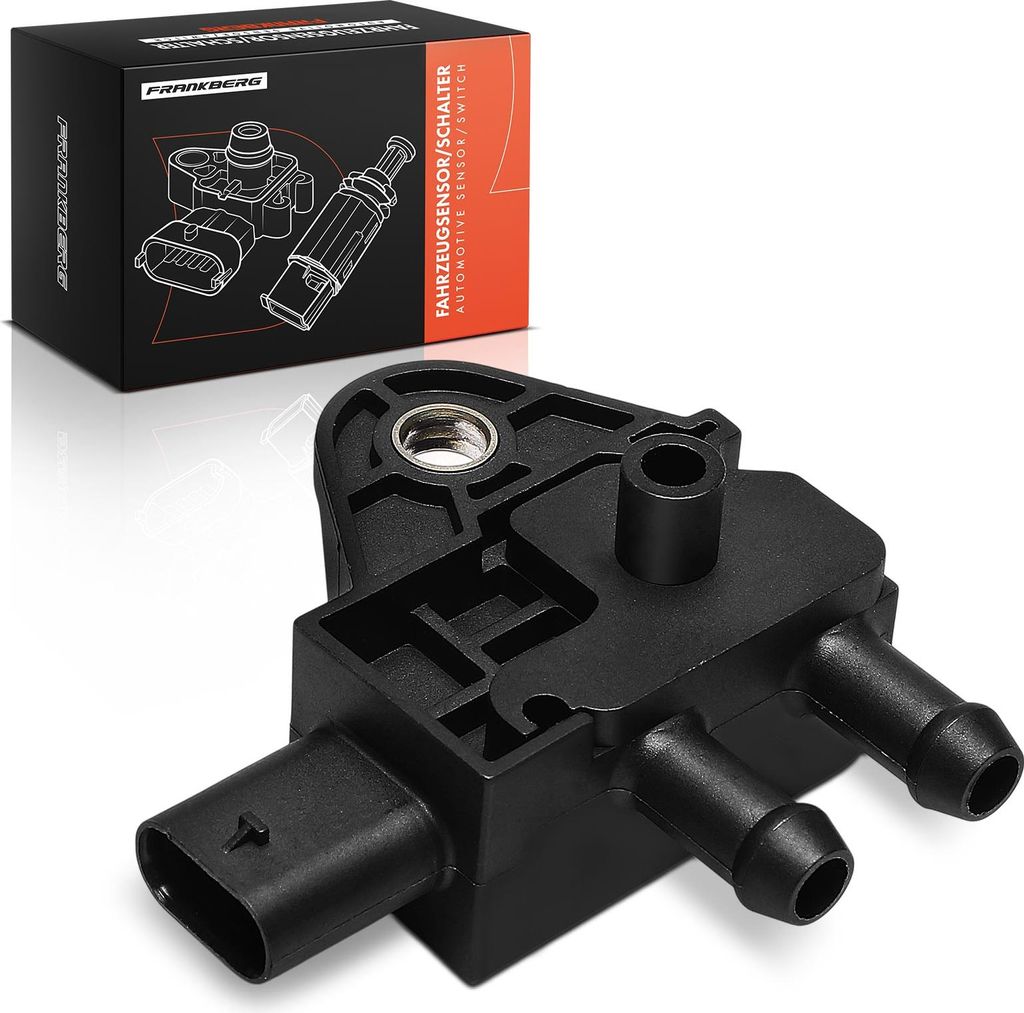 Frankberg 1x Sensor Abgasdruck Drucksensor für Citroën Berlingo C3 C4 Opel Corsa Peugeot DS