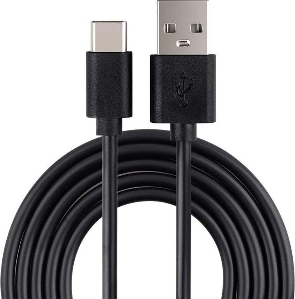USB-C Schwarz Kabel für Festplatte Extern Samsung PORT. SSD T7 TOUCH 1TB BLACK