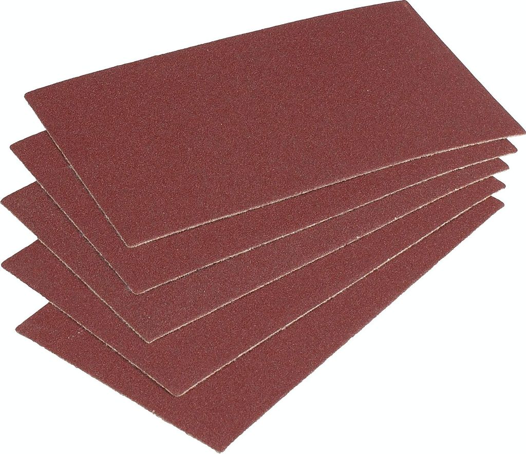 Wolfcraft® Haftschleifstreifen K120 70x125mm Korun (5 St.) Produktbild 