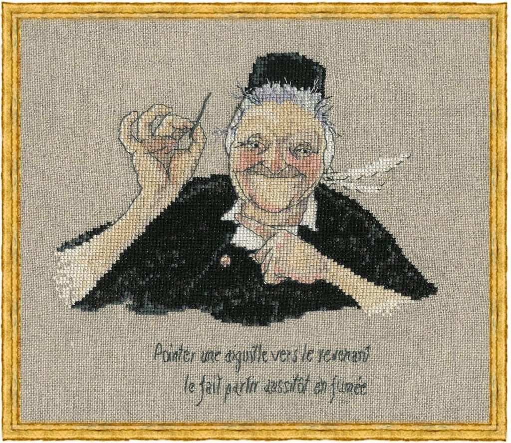 Nimue Kreuzstich Papier-Zählvorlage "Mamma Gozh", 18G