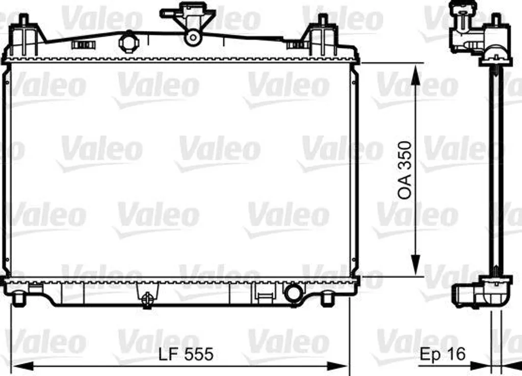 Évitez la Surchauffe : Radiateur Moteur Valeo 735416 pour Mazda 2