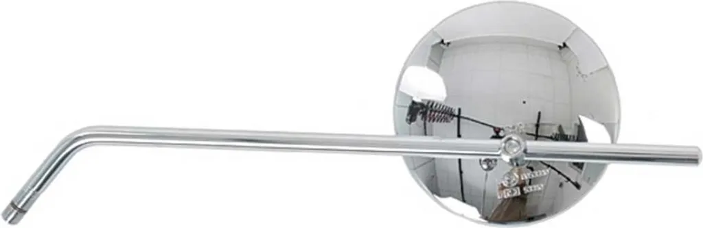 Rétroviseur Moto Rond Chromé Diamètre 100mm avec Filetage M10 de FAR