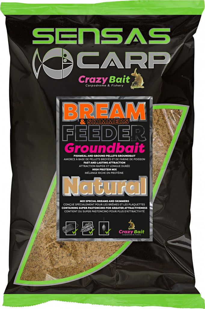 Sensas Grundfutter Big Bait (UK bream feeder natural)