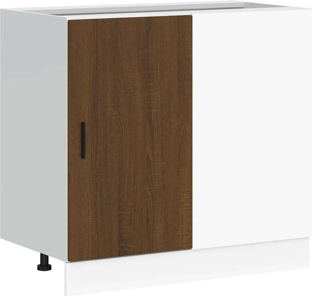 Offerta Mobile Base Cucina Lyon Brown 86cm - Rovere vidaXL