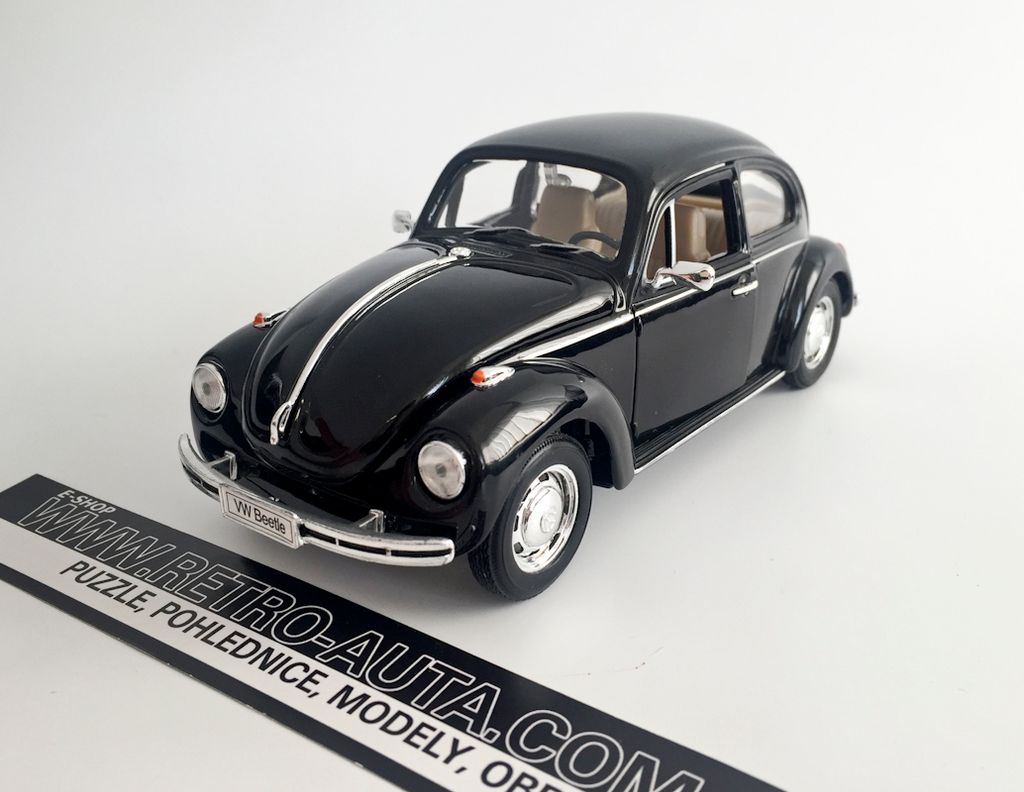 Welly Model Car 1:24 VW Beetle Beetle Barva černá Obrázek produktu 