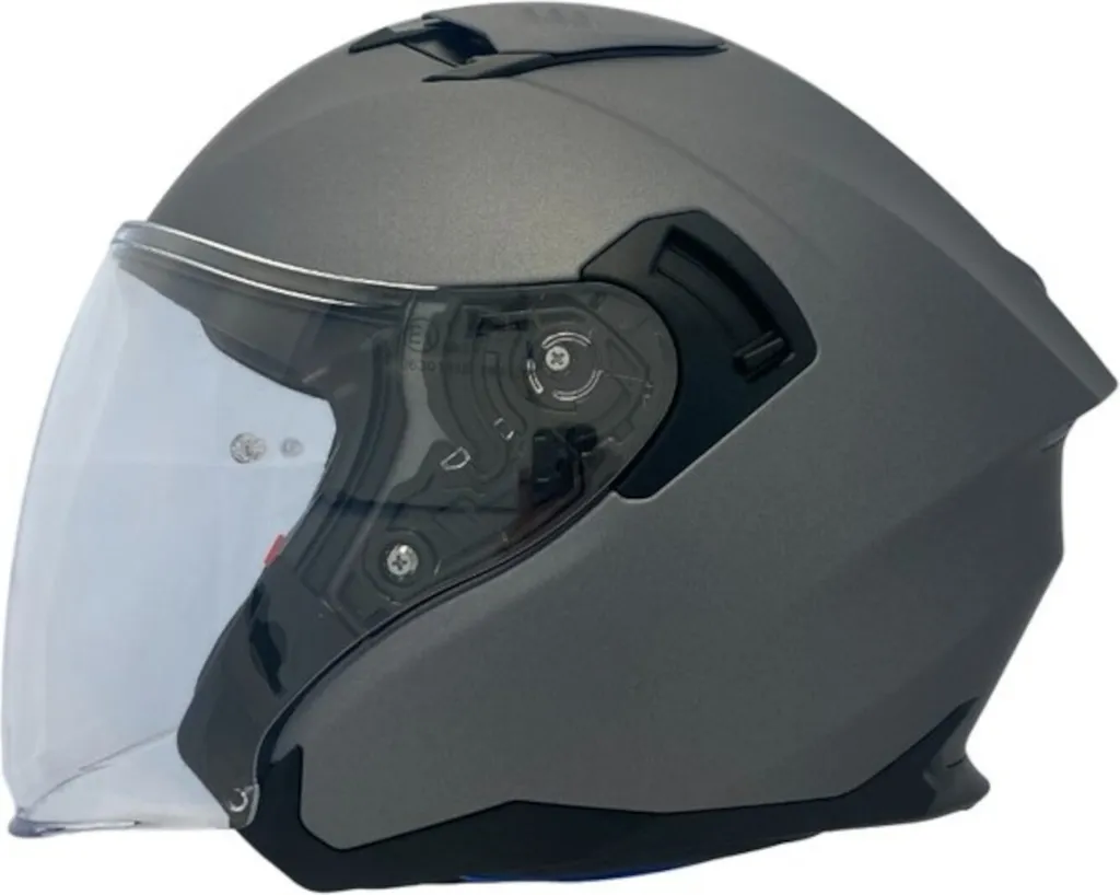 Casque APEX JI200 Jet titane taille M 57-58 cm pour moto et scooter