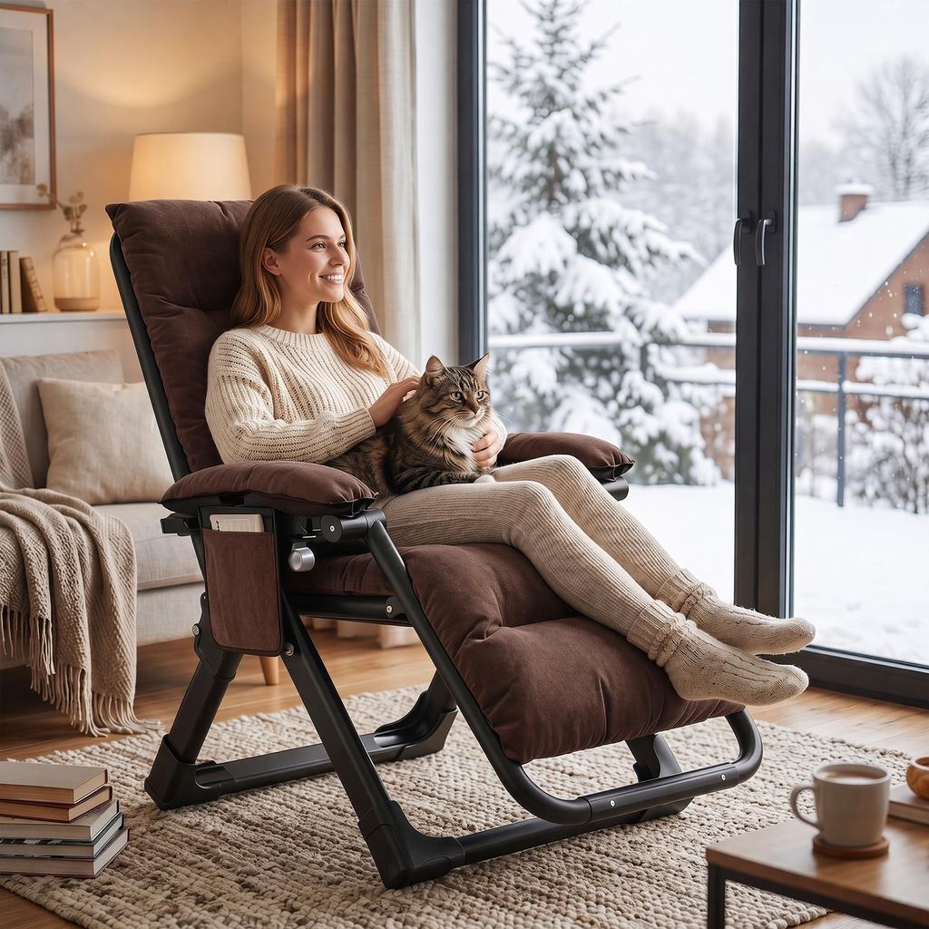 Transat pliable, supportant jusqu'à 200 kg, chaise Image du produit 