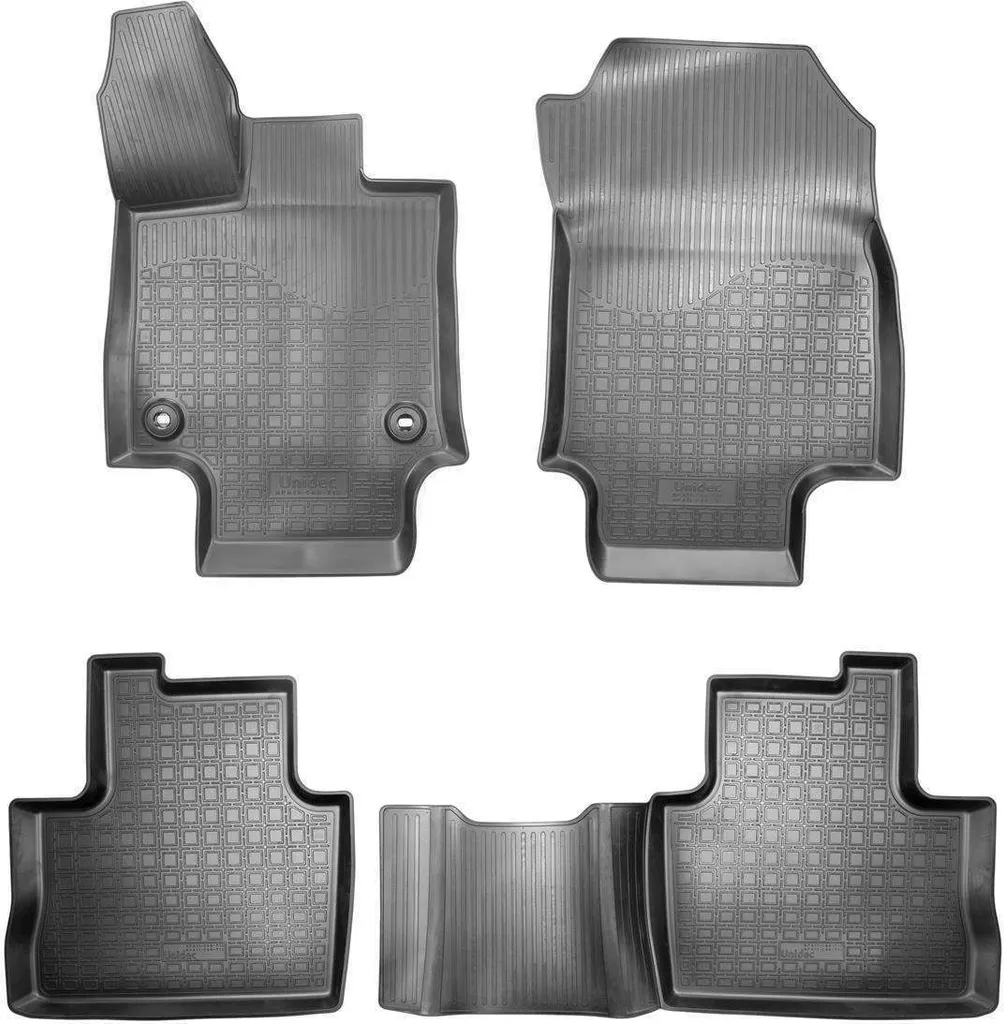 Tappetini 3D Premium per Toyota RAV4 V: Gomma su Misura di Classe